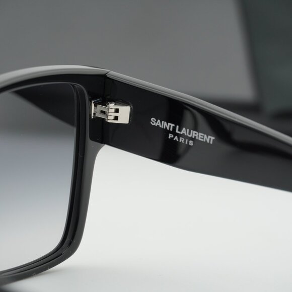 Saint Laurent SL M9 002 Square Sunglasses - Black\\Grey